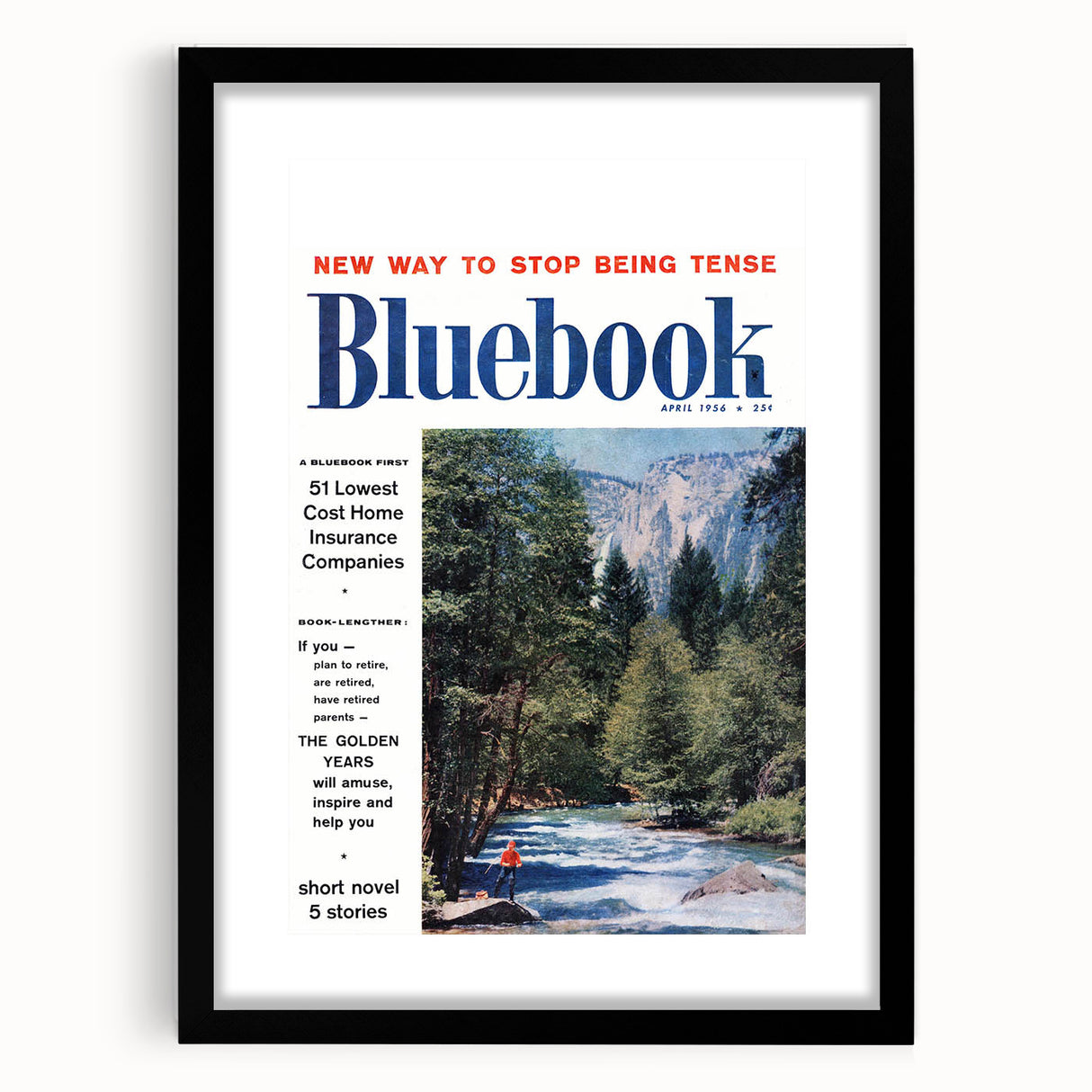 Vintage Magazine Cover Art – The Golden Years Retro Print