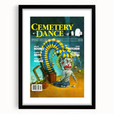 Vintage Cemetery Dance Cover Art – Clown Horror Retro Print