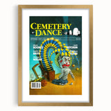 Vintage Cemetery Dance Cover Art – Clown Horror Retro Print