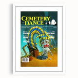Vintage Cemetery Dance Cover Art – Clown Horror Retro Print