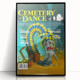 Vintage Cemetery Dance Cover Art – Clown Horror Retro Print