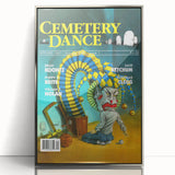 Vintage Cemetery Dance Cover Art – Clown Horror Retro Print