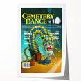 Vintage Cemetery Dance Cover Art – Clown Horror Retro Print