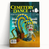 Vintage Cemetery Dance Cover Art – Clown Horror Retro Print