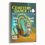 Vintage Cemetery Dance Cover Art – Clown Horror Retro Print