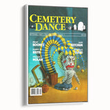 Vintage Cemetery Dance Cover Art – Clown Horror Retro Print