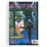 Vintage Cemetery Dance Cover Art – Clown in the Rain Retro Print