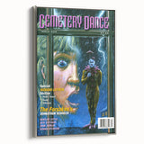 Vintage Cemetery Dance Cover Art – Clown in the Rain Retro Print