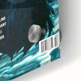 Vintage Cemetery Dance Cover Art – Dark Figure in Winter Retro Print