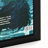 Vintage Cemetery Dance Cover Art – Dark Figure in Winter Retro Print