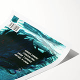 Vintage Cemetery Dance Cover Art – Dark Figure in Winter Retro Print