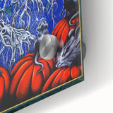 Vintage Cemetery Dance Cover Art – Halloween Pumpkin Retro Print