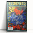 Vintage Cemetery Dance Cover Art – Halloween Pumpkin Retro Print