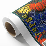 Vintage Cemetery Dance Cover Art – Halloween Pumpkin Retro Print