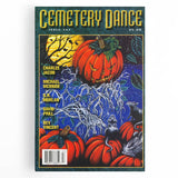 Vintage Cemetery Dance Cover Art – Halloween Pumpkin Retro Print