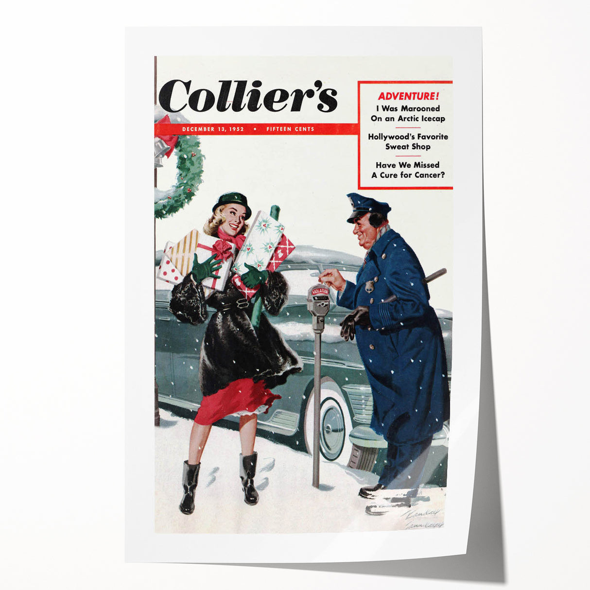 Vintage Magazine Cover Art – Collier's Holiday Edition
