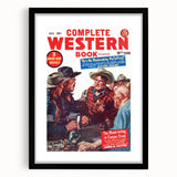Vintage Western Magazine Cover Art – Complete Western Book