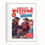 Vintage Western Magazine Cover Art – Complete Western Book