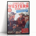 Vintage Western Magazine Cover Art – Complete Western Book