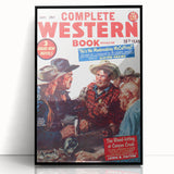 Vintage Western Magazine Cover Art – Complete Western Book