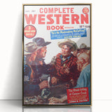 Vintage Western Magazine Cover Art – Complete Western Book