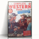 Vintage Western Magazine Cover Art – Complete Western Book