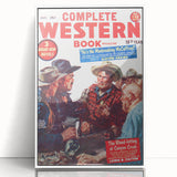 Vintage Western Magazine Cover Art – Complete Western Book