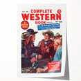 Vintage Western Magazine Cover Art – Complete Western Book