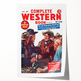 Vintage Western Magazine Cover Art – Complete Western Book