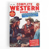 Vintage Western Magazine Cover Art – Complete Western Book