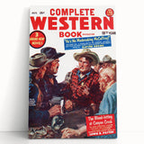 Vintage Western Magazine Cover Art – Complete Western Book