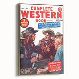 Vintage Western Magazine Cover Art – Complete Western Book