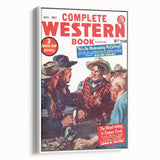 Vintage Western Magazine Cover Art – Complete Western Book