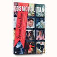 Vintage Cosmopolitan Magazine Cover Art – Fiction Issue