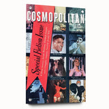 Vintage Cosmopolitan Magazine Cover Art – Fiction Issue
