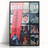 Vintage Cosmopolitan Magazine Cover Art – Fiction Issue