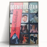 Vintage Cosmopolitan Magazine Cover Art – Fiction Issue