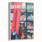 Vintage Cosmopolitan Magazine Cover Art – Fiction Issue