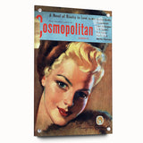 Vintage Cosmopolitan Magazine Cover Art – December 1955