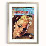 Vintage Cosmopolitan Magazine Cover Art – December 1955