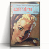 Vintage Cosmopolitan Magazine Cover Art – December 1955