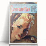 Vintage Cosmopolitan Magazine Cover Art – December 1955
