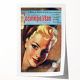 Vintage Cosmopolitan Magazine Cover Art – December 1955