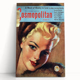 Vintage Cosmopolitan Magazine Cover Art – December 1955