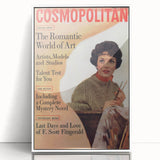 Vintage Cosmopolitan Magazine Cover Art – February 1959