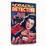 Vintage Crack Detective Magazine Cover Art – November Issue