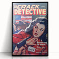 Vintage Crack Detective Magazine Cover Art – November Issue