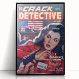 Vintage Crack Detective Magazine Cover Art – November Issue