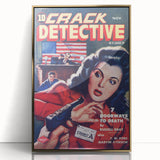 Vintage Crack Detective Magazine Cover Art – November Issue