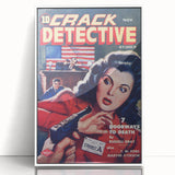 Vintage Crack Detective Magazine Cover Art – November Issue